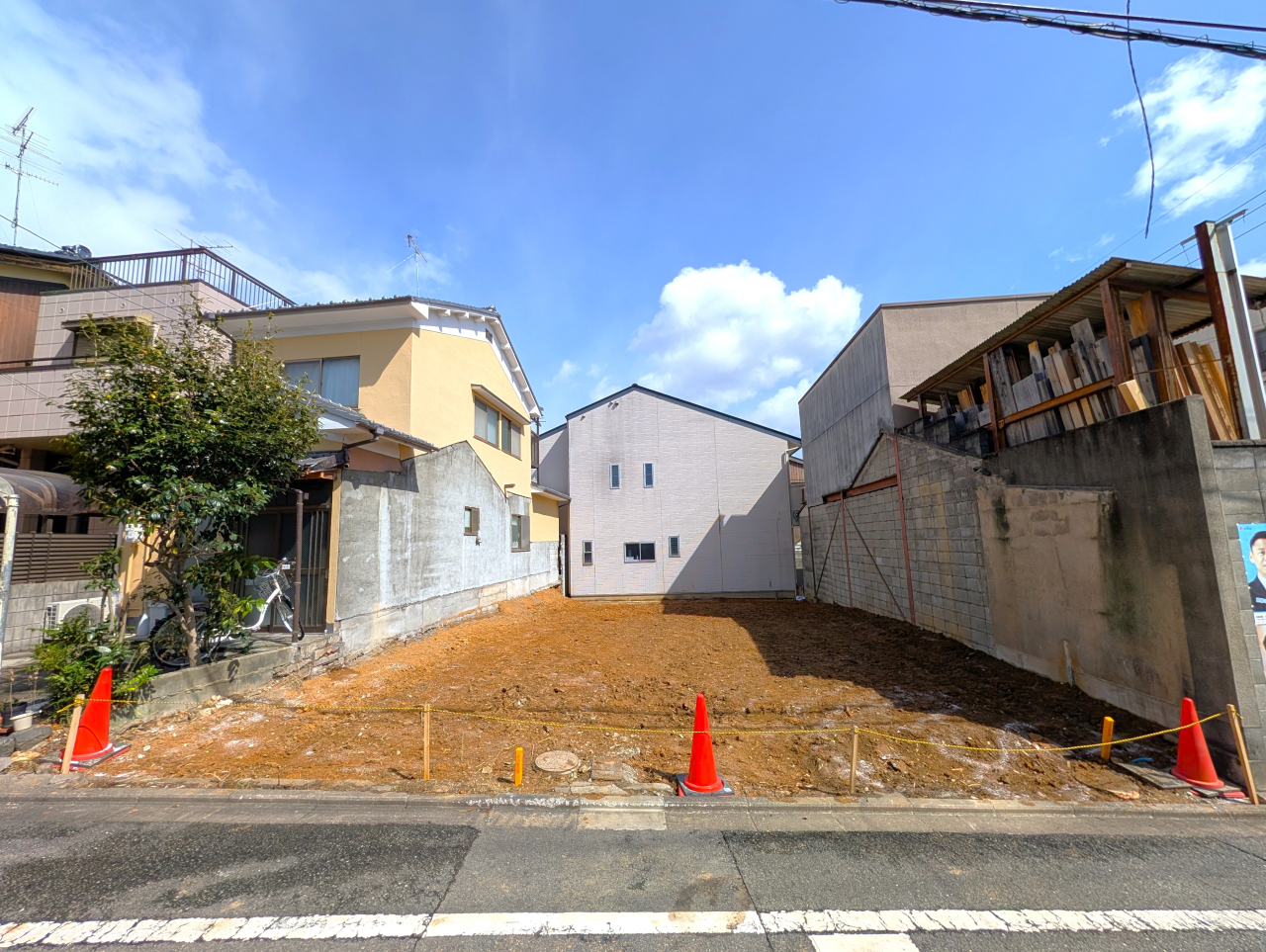 【店舗用地・店舗付き住居に】　北区紫野西蓮台野町　売土地